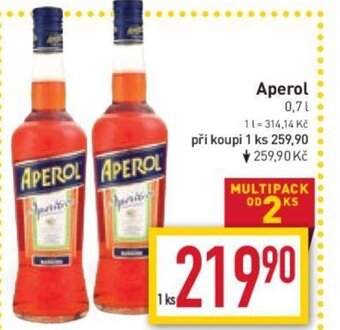 Billa Aperol 0,7L nabídka