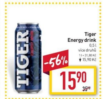 Billa Tiger Energy drink nabídka