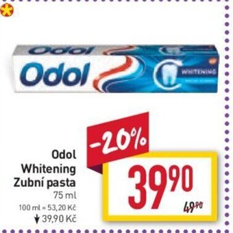 Billa Odol Whitening Zubní pasta nabídka
