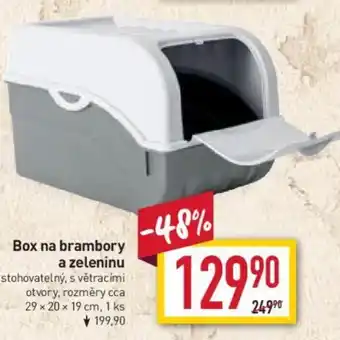 Billa Box na brambory a zeleninu nabídka