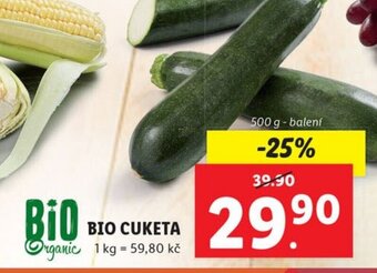 Lidl BIO CUKETA nabídka