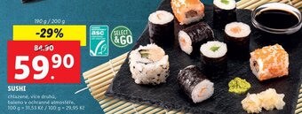 Lidl SUSHI nabídka