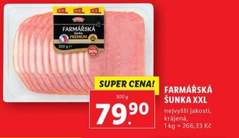 Lidl FARMÁŘSKÁ ŠUNKA XXL nabídka
