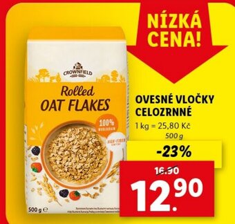 OVESNÉ VLOČKY CELOZRNNÉ