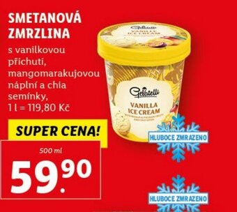 Lidl SMETANOVÁ ZMRZLINA nabídka