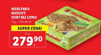 Lidl MARLENKA MEDOVÝ DORT BEZ LEPKU nabídka