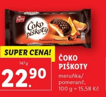 Lidl ČOKO PIŠKOTY nabídka