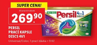 Lidl PERSIL PRACÍ KAPSLE DISCS 4V1 nabídka