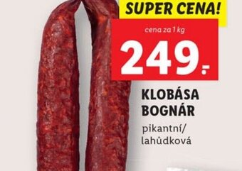 Lidl KLOBÁSA BOGNÁR nabídka