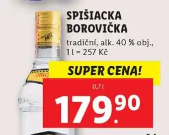 Lidl SPIŠIACKA BOROVIČKA nabídka