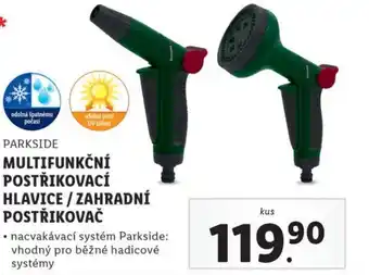 Lidl MULTIFUNKČNÍ POSTŘIKOVACÍ HLAVICE/ZAHRADNÍ POSTŘIKOVAČ nabídka