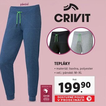 Lidl TEPLÁKY nabídka