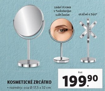 Lidl KOSMETICKÉ ZRCÁTKO nabídka