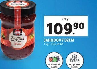 Lidl JAHODOVÝ DŽEM nabídka