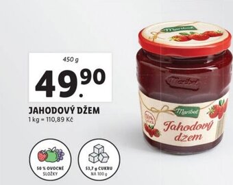Lidl JAHODOVÝ DŽEM nabídka