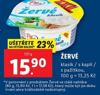 Lidl ŽERVÉ nabídka