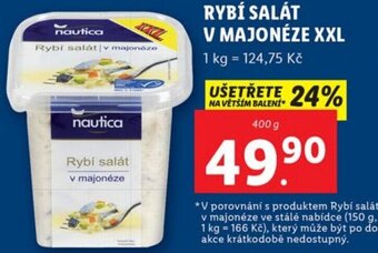 Lidl RYBÍ SALÁT V MAJONÉZE XXL nabídka