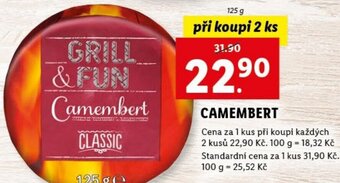 Lidl CAMEMBERT nabídka