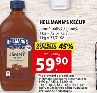 Lidl HELLMANN'S KEČUP nabídka