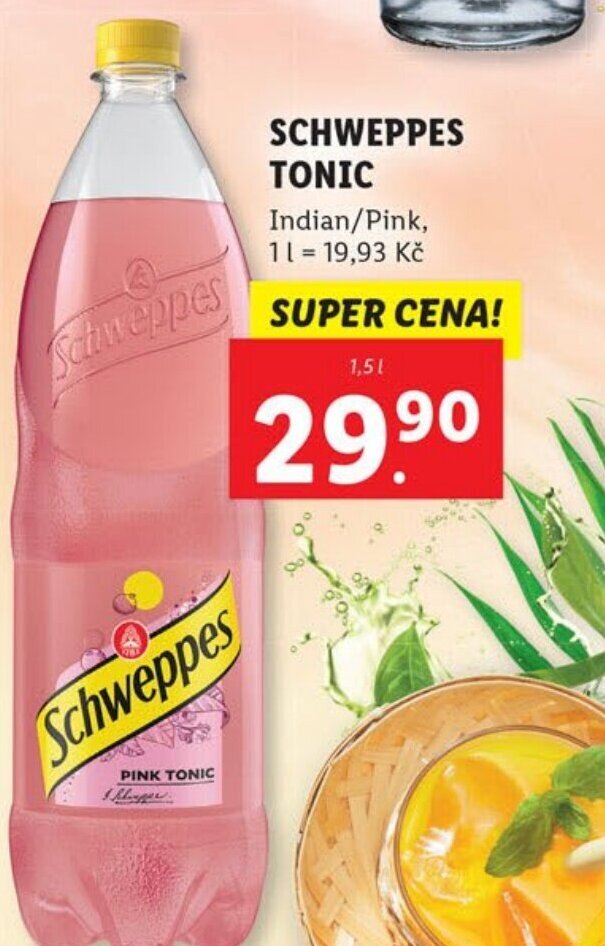 SCHWEPPES TONIC Indian/Pink, nabídka v Lidl