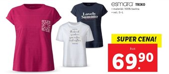 Lidl esmara TRIKO nabídka