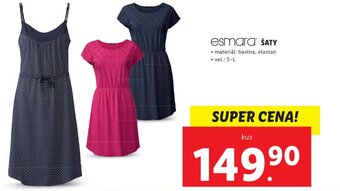 Lidl esmara ŠATY nabídka