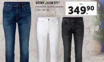 Lidl DŽÍNY ,,SLIM FIT" nabídka