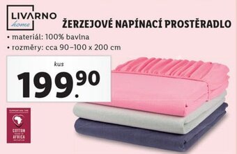 Lidl ŽERZEJOVÉ NAPÍNACÍ PROSTĚRADLO nabídka