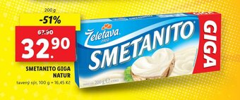 Lidl SMETANITO GIGA NATUR nabídka