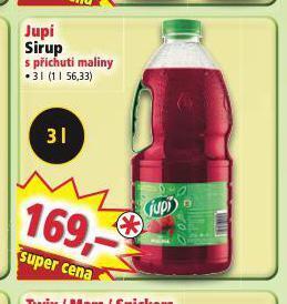 Norma Jupí sirup nabídka