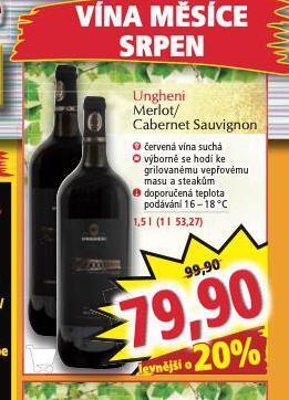 Norma Cabernet sauvignon nabídka