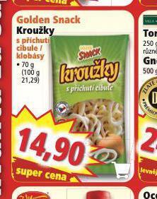 Norma Golden snack kroužky nabídka