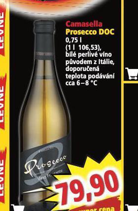 Norma Camasella prosecco nabídka