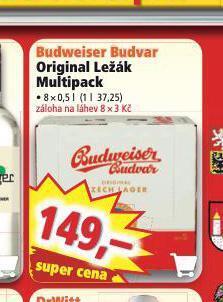 Norma Pivo budweiser budvar nabídka