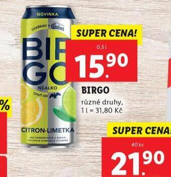 Lidl Birgo nealkoholické pivo nabídka