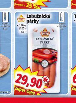 Norma Labužnické párky nabídka