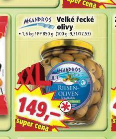 Norma Velké řecké olivy nabídka