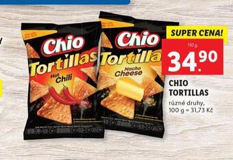 Lidl Chio tortillas nabídka