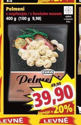 Norma Pelmeni nabídka