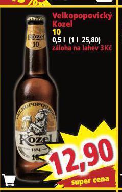 Norma Pivo velkopopovický kozel nabídka