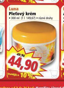 Norma Luna pleťový krém nabídka