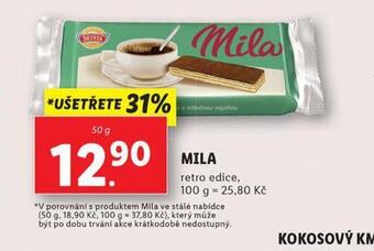 Lidl Mila nabídka