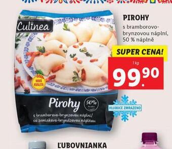 Lidl Pirohy nabídka