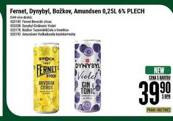 Fernet, dynybyl, božkov, amundsen 0,25l 6% plech