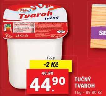 Lidl Tučný tvaroh, 500 g nabídka