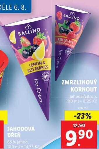 Lidl Zmrzlinový kornout, 120 ml nabídka