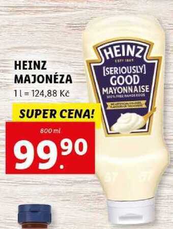 Lidl Heinz majonéza, 800 ml nabídka