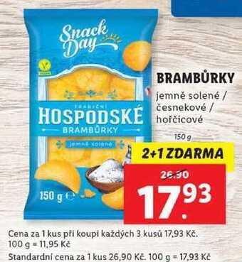 Lidl Brambůrky, 150 g nabídka