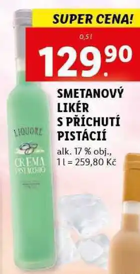 Lidl Metanový likér s příchutí liquore pistácií, 0,5 l nabídka