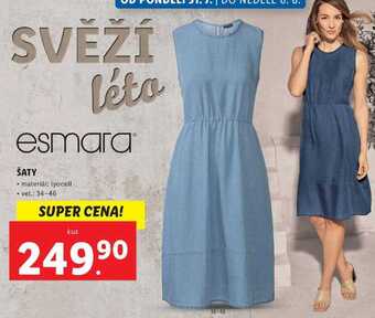 Lidl Šaty nabídka